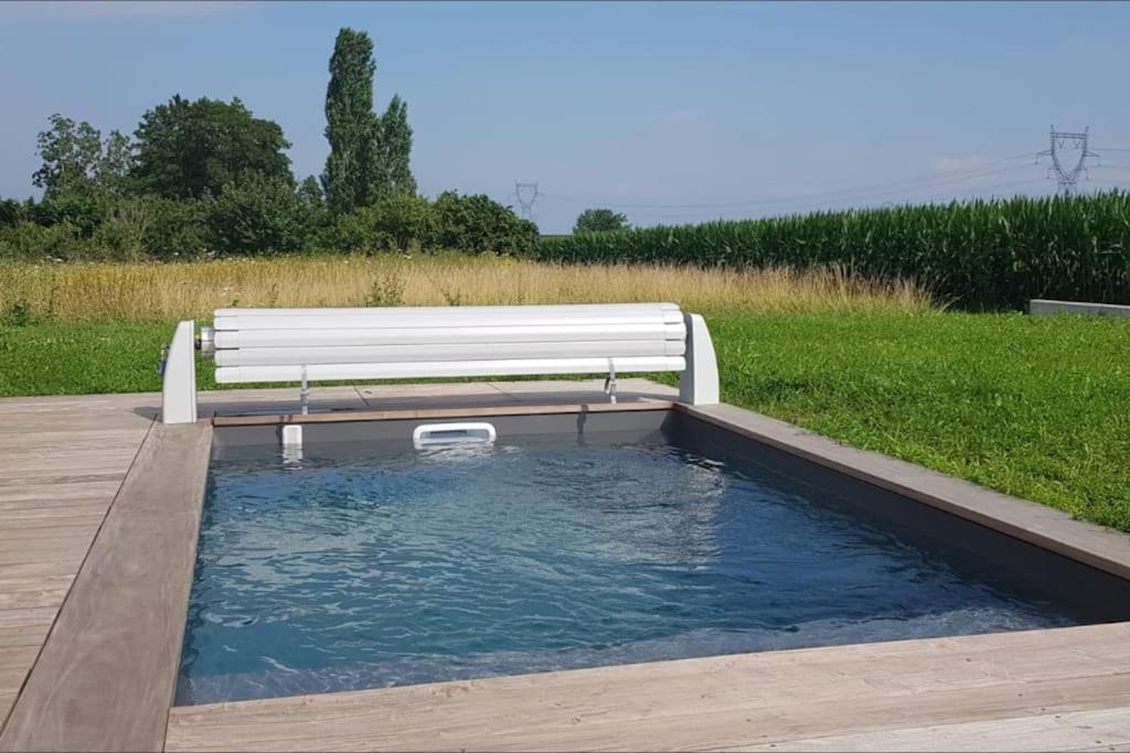 Maison Passive Avec Piscine Proche Colmar Logelheim Extérieur photo